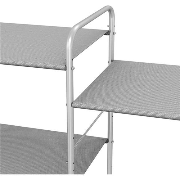 3-Tier Shoe Rack Storage Organizer, Grey - Picture 5 of 6